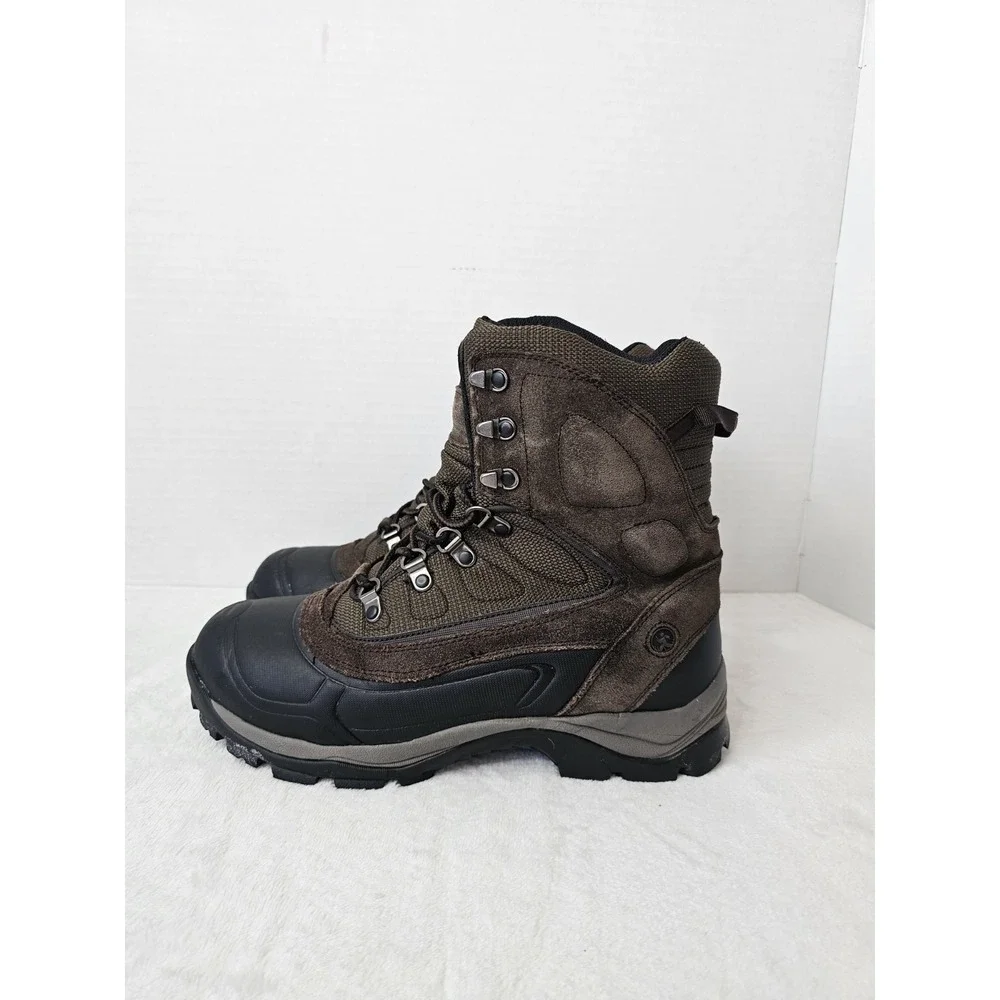 🖤NORTHSIDE BROWN SUEDE THINSULATE 600GRAM WATERPROOF HIKING  WINTER MENS9 BOOTS